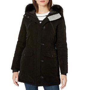 NWT Nautica Women's Parka Jacket Without Faux Fur Hood Strip Size XS $200 8C002